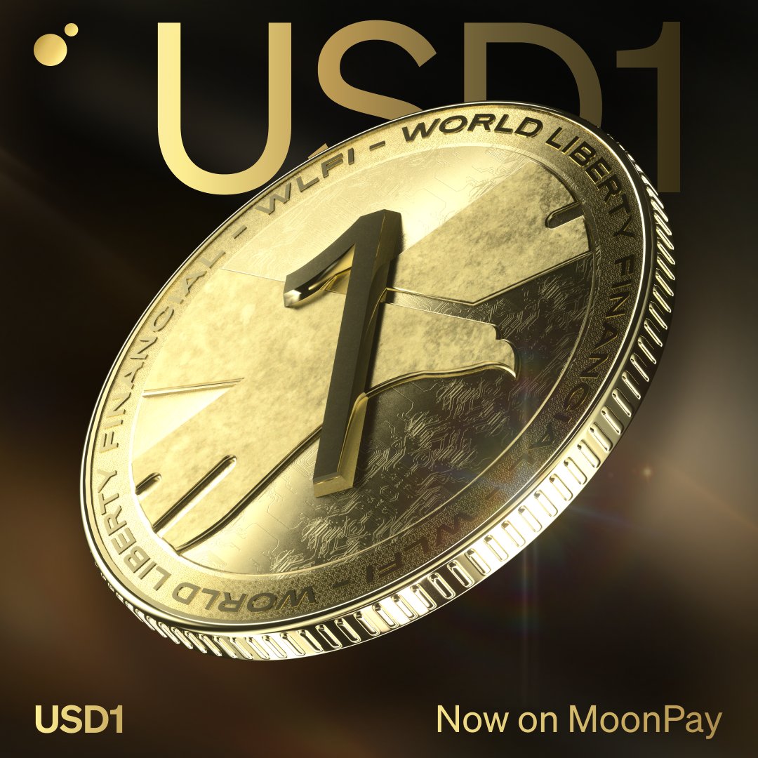 MoonPay 🟣 (@moonpay) on Twitter photo the USD1 stablecoin from <a href="/worldlibertyfi/">WLFI</a> is now available worldwide on MoonPay, on both ETH and BSC! 
(excluding New York, Canada, and the EEA) the USD1 stablecoin from <a href="/worldlibertyfi/">WLFI</a> is now available worldwide on MoonPay, on both ETH and BSC! 
(excluding New York, Canada, and the EEA)