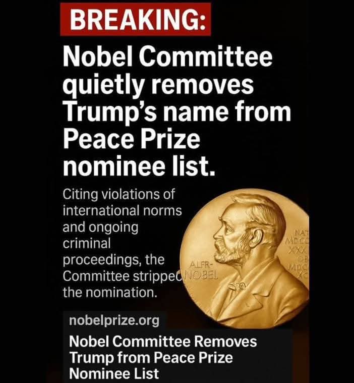 LynnCatWalters's tweet photo. @grok
True?
#TrumpIsOut
#NobelPeacePrize https://t.co/8ZTcgZye8t