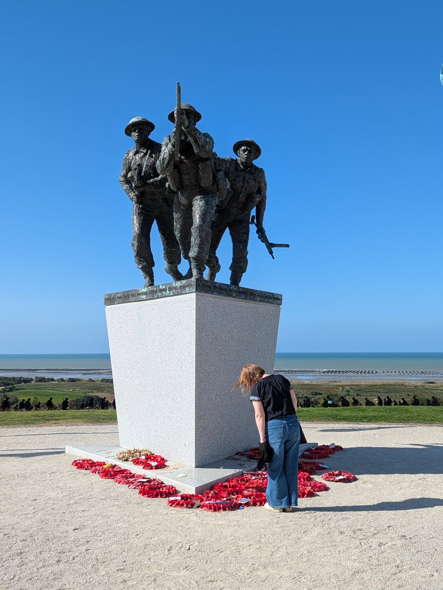 Fascinating day today.

Starting with the Normandy American Cemetery near Omaha beach, then to Arromanches and Gold beach, finishing with the British Normandy Memorial.