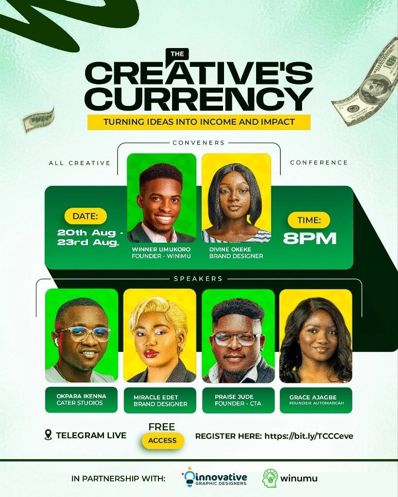 Will be speaking on Creativity in this AI Era by 8pm UK time this evening. 

Join with this link; bit.ly/TCCCeve

See you there!