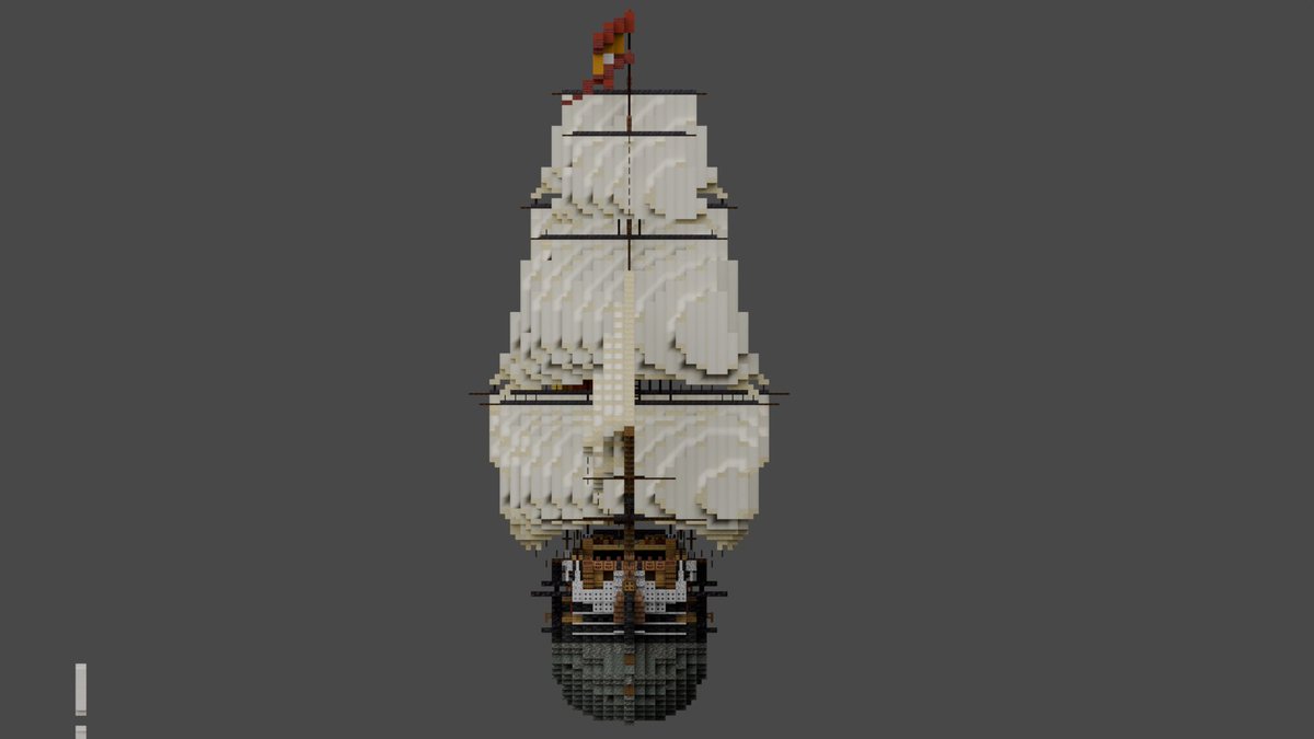 Spanish First rate Purísima Concepción (1779) 1:1 scale
#Minecraft #minecraft建築コミュ #Minecraftbuilds