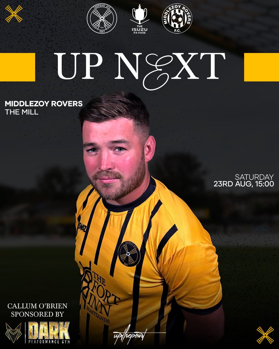 Torpoint AFC (@torpointafc) on Twitter photo ⚽️ | 𝙐𝙋 𝙉𝙀𝙓𝙏 𝘼𝙏 𝙏𝙃𝙀 𝙈𝙄𝙇𝙇 
Another week, another FA competition, this time it’s the Vase!
We welcome Middlezoy Rovers to The Mill hoping to book our place in the next round.
Per competition rules, 200 club members and under 16s will need to pay for entry. ⚽️ | 𝙐𝙋 𝙉𝙀𝙓𝙏 𝘼𝙏 𝙏𝙃𝙀 𝙈𝙄𝙇𝙇 
Another week, another FA competition, this time it’s the Vase!
We welcome Middlezoy Rovers to The Mill hoping to book our place in the next round.
Per competition rules, 200 club members and under 16s will need to pay for entry.