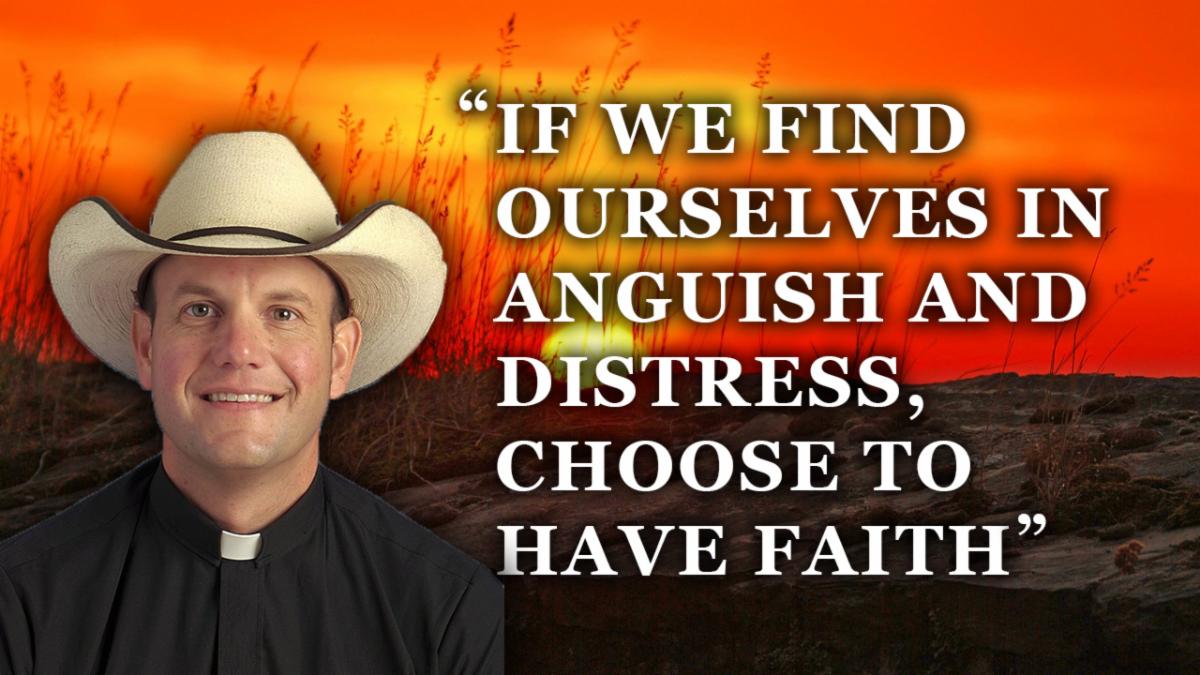 Don't forget to listen to this week's "Sermon on the Ranch" with Fr. Bryce Lungren from the Diocese of Cheyenne (WY)! Sign up on our email list and never miss a weekly Sunday homily: catholicrurallife.org/anguish-and-ho…