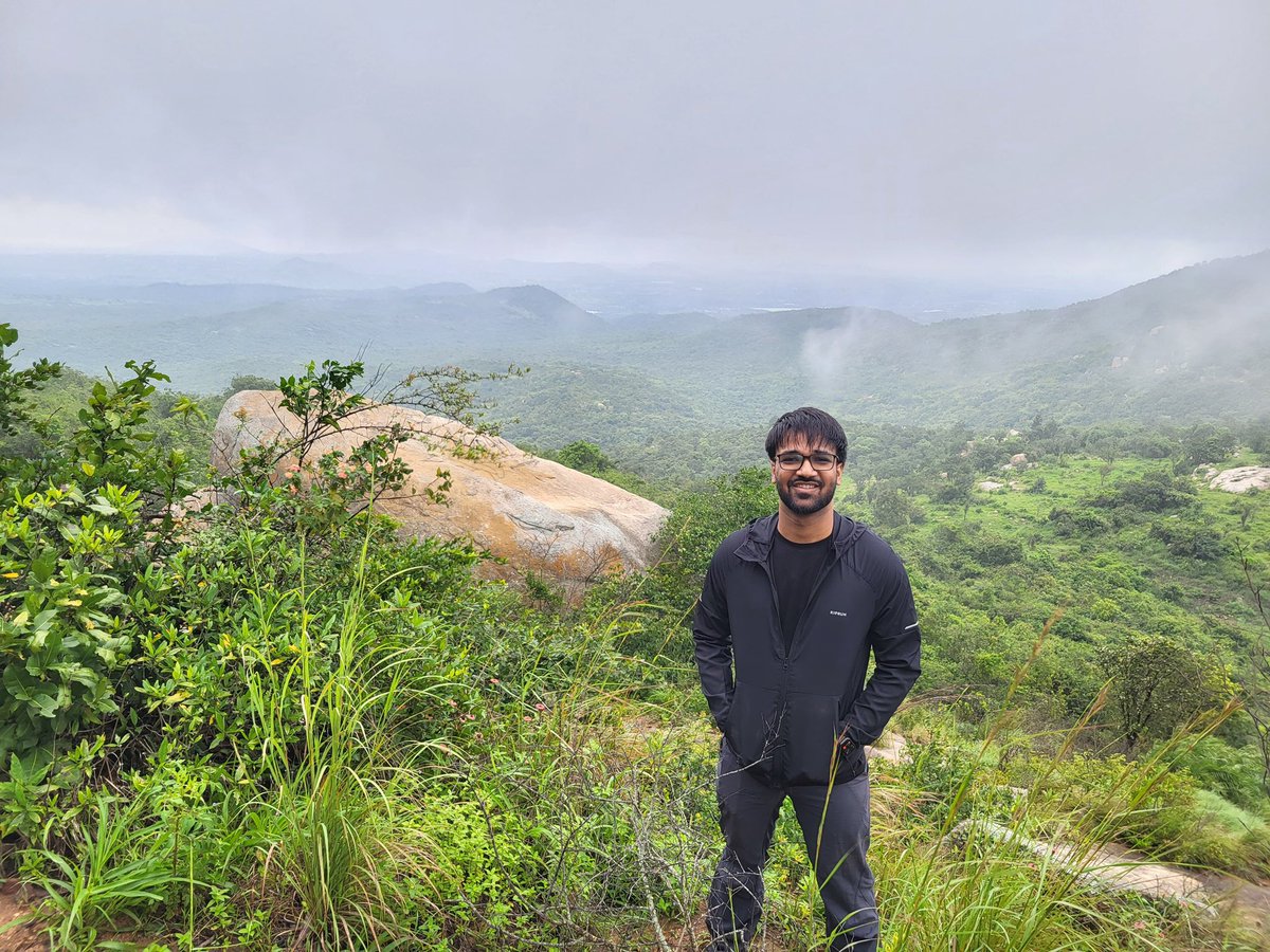 Hiked for golden skies, settled for fog and mist