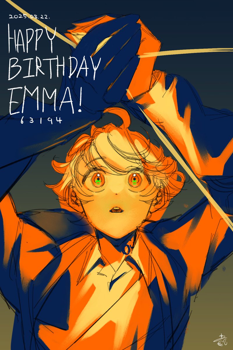 blueliver_11111's tweet photo. #63194エマ誕生祭2025
#約束のネバーランド

엠마야 생일 축하한다~!!🎉🧡 https://t.co/Nm4MGowg9g