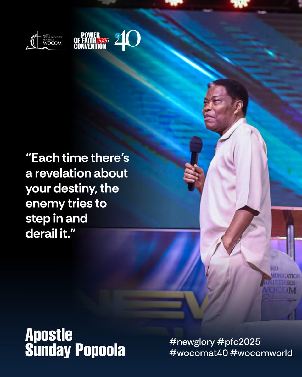 wocomworld's tweet photo. #NewGlory #PFC2025 #PowerOfFaithConvention2025 #WocomWorld #WOCOMat40 https://t.co/qqfHK8bpDB
