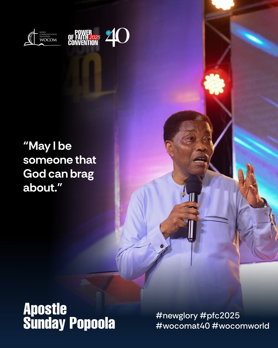 wocomworld's tweet photo. #NewGlory #PFC2025 #PowerOfFaithConvention2025 #WocomWorld #WOCOMat40 https://t.co/RxGyDDHVBg