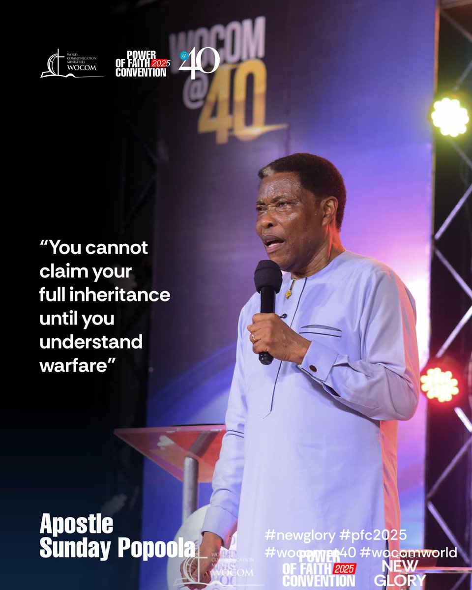 wocomworld's tweet photo. #NewGlory #PFC2025 #PowerOfFaithConvention2025 #WocomWorld #WOCOMat40 https://t.co/RxGyDDHVBg