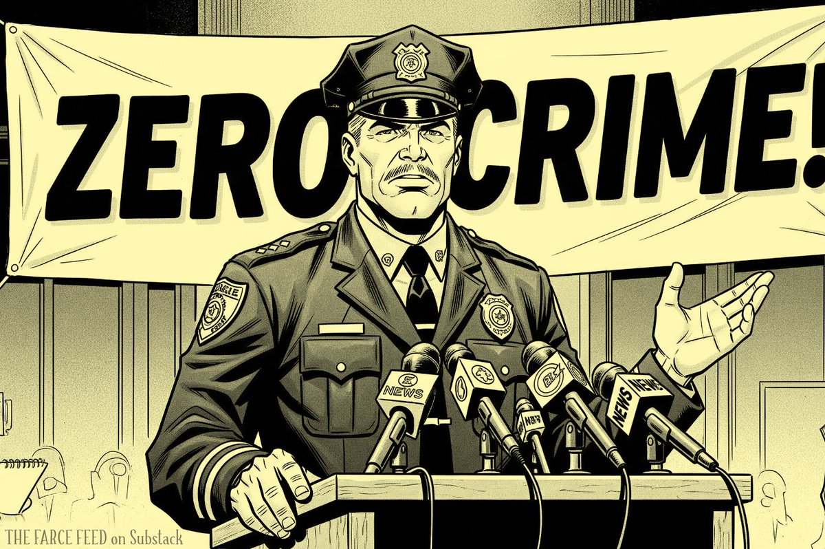 TheFarceFeed's tweet photo. D.C. Declared Safest City in America After Entire Police Database Accidentally Deleted
Officials call it “a miracle of modern policing.”
Link in bio.
#WashingtonDC #crime https://t.co/KCb7eQxtuL