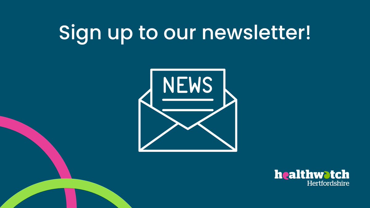 📰 Stay Informed – Subscribe to Our Free Newsletter!

Want to stay up to date with local health news, research, practical advice, and how we’re working to improve care in Hertfordshire? Sign up to our free newsletter and get all this – plus opportunities to have your say and help
