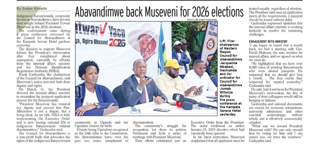 Kayitale Robert (@robert_kayitale) on Twitter photo Abavandimwe tuza tora H.E. <a href="/KagutaMuseveni/">Yoweri K Museveni</a> umu karuru haka 2026. Imana iguhe imigisha perezida wacu 🙏 🙏 kandi uhangare 🙏 🙏 Abavandimwe tuza tora H.E. <a href="/KagutaMuseveni/">Yoweri K Museveni</a> umu karuru haka 2026. Imana iguhe imigisha perezida wacu 🙏 🙏 kandi uhangare 🙏 🙏