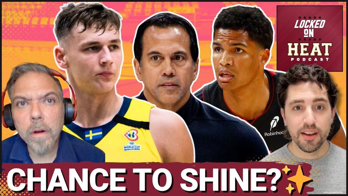 NEW EPISODE

🔥 Dru Smith expects to be ready for camp
🔥 Pelle Larsson in clutch time
🔥 25 of 25: Caron Butler

YouTube: youtu.be/YHJ5fPlLUyY 
Podcast: …cast-on-the-miami-heat.simplecast.com