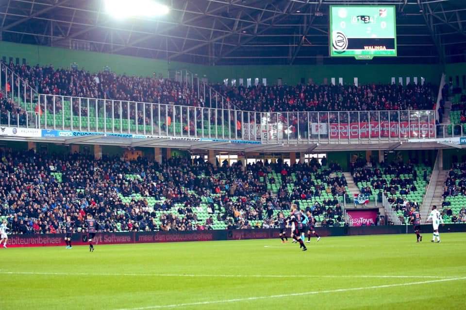 16 december 2018. FC Groningen-FC Emmen. Emmen wint met 1-2 nadat Groningen in de 87e minuut 1-0 maakte. Juist de in Groningen verguisde Pedersen scoorde in de 88e en 93e minuut. Wat een ontlading was dat!