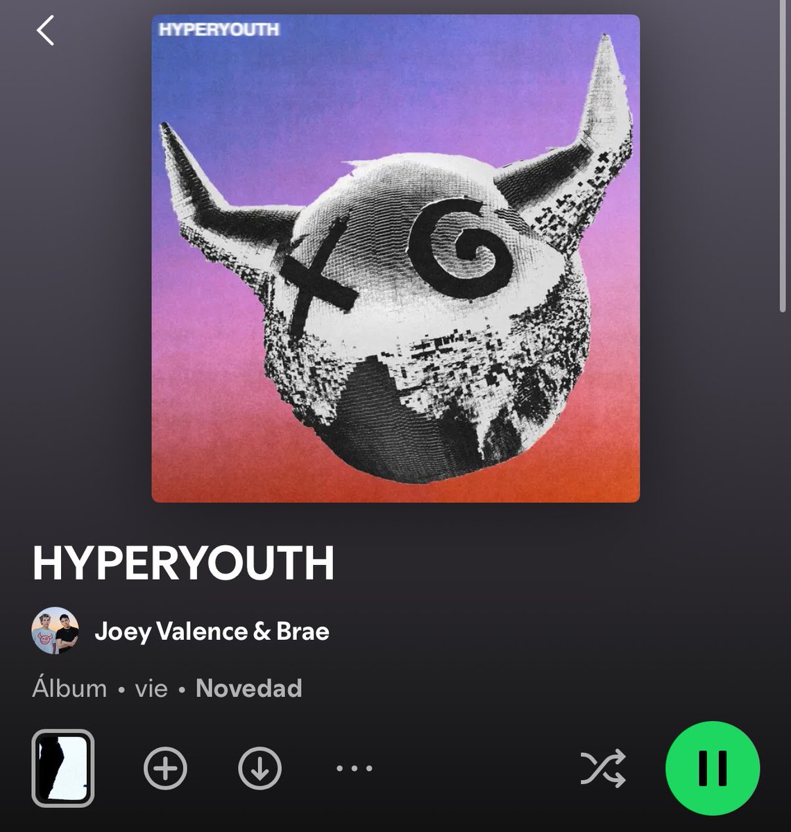 Vamo a darle que no me lo he podido escuchar hasta ahora😎