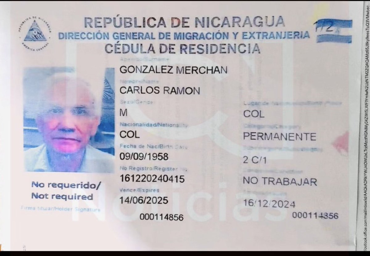 Carlos Ramón hoy es un asilado del régimen de Daniel Ortega. Pero que no se nos olvide que antes recibió el apoyo del gobierno colombiano para hacerse residente permanente en ese país (el mismo día de la  imputación). Antes de que <a href="/NoticiasRCN/">Noticias RCN</a> revelara los documentos nadie dijo