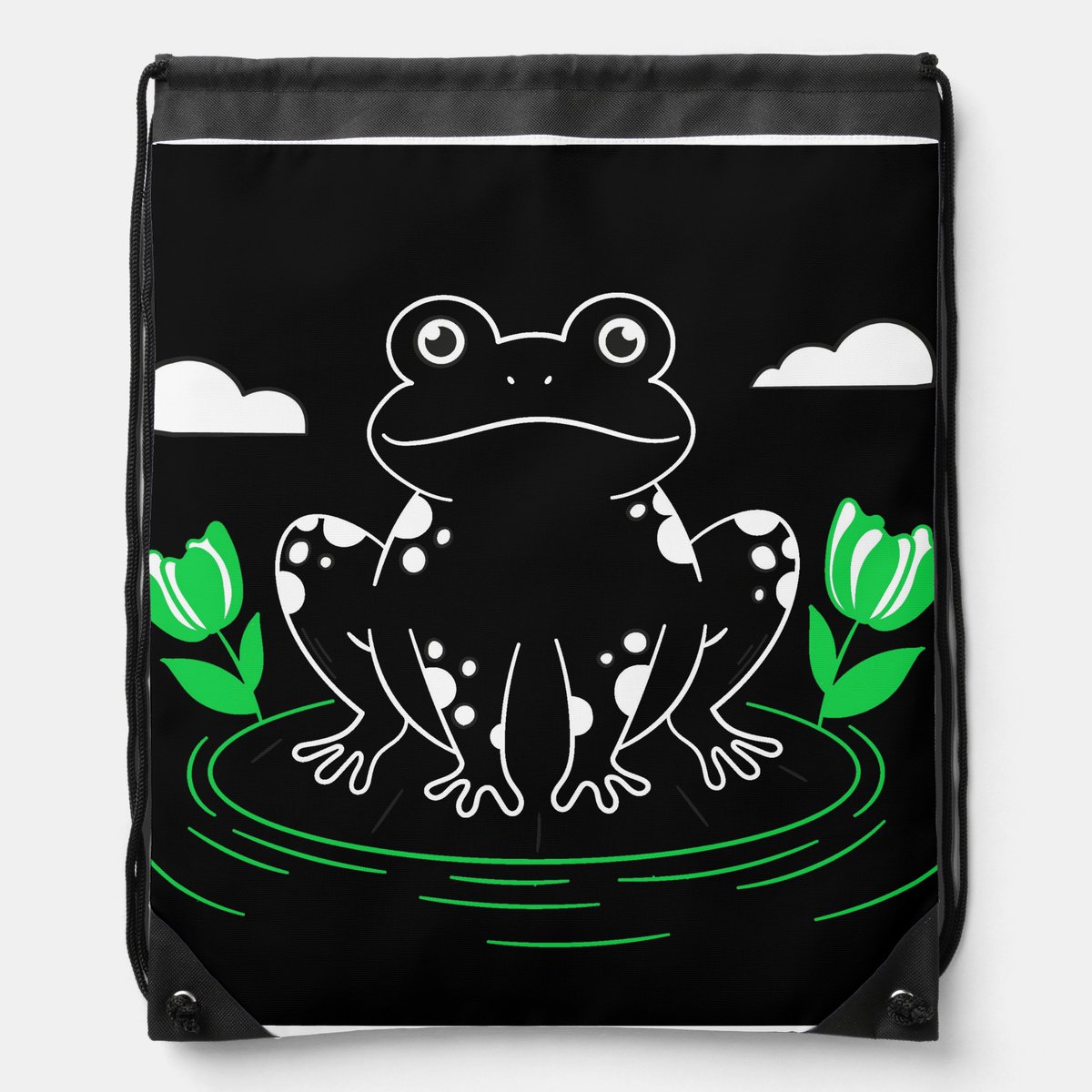 DianeAuriemma's tweet photo. Frog drawstring bag https://t.co/k7cIPJD9XL via @zazzle 
#FrogBackPack  
#GreenAccents  
#Flowers  
#ZazzleArt  
#ZazzleBackToSchool https://t.co/l5QJcfwyKk