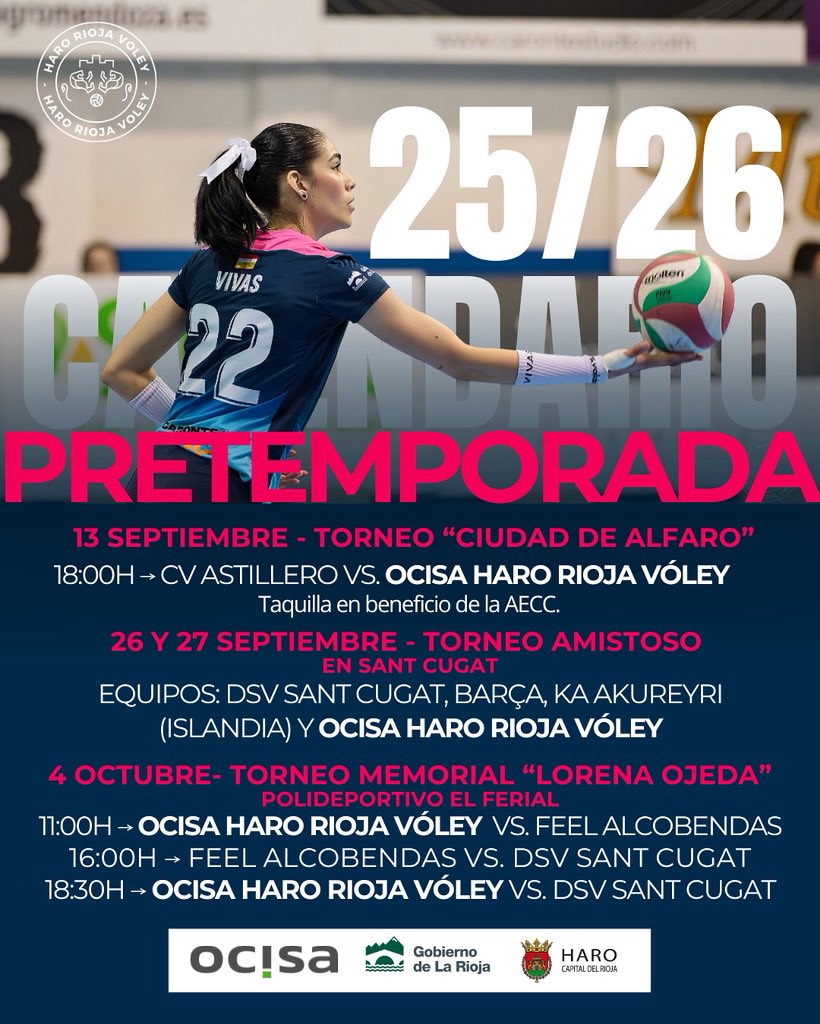 Haro Rioja Voley tweet media