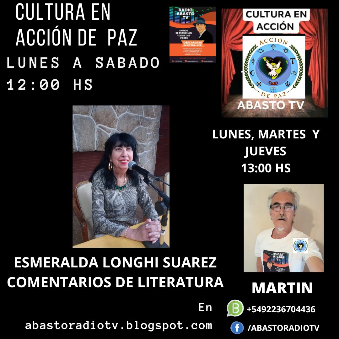 radioabasto's tweet photo. Hoy 13:00 hs. En https://t.co/edoCZk8DCx y https://t.co/rA0hWkDuI3 https://t.co/qVuzjpZCnr