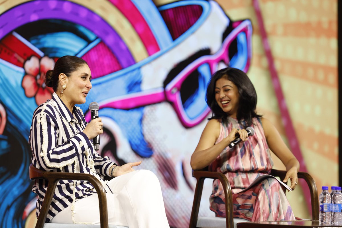 atikafarooqui's tweet photo. A deep dive into cinema, stardom & the power of reinvention at #Goafest.
Pleased to converse with a voice that continues to define generations - Ms. Kareena Kapoor https://t.co/hW65NeJLP1