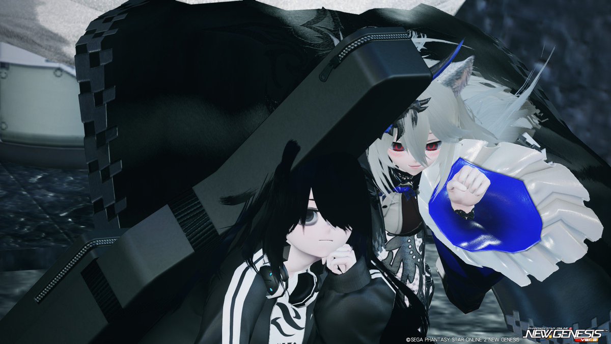 本日二度目の観察記録(๑╹ω╹๑ )ひまねこ、お前も暇寝狐(ひまねこ)バニーにならないか？

#タマギツネ観察記録
#PSO2NGS_S︎S