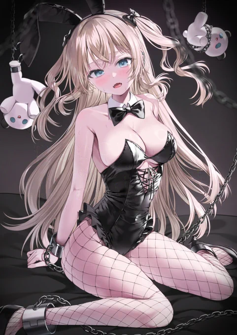 #バニーの日 しばられてるのすき