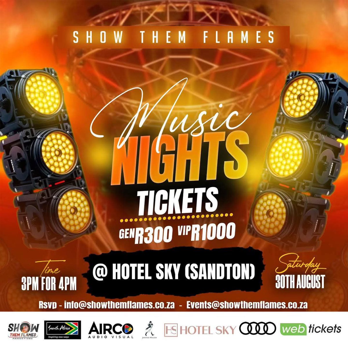 Excited to announce that "The Game Changer" <a href="/Siar_Maspila/">#TheGameChanger 🎶</a> will be at the <a href="/showthemflames/">Showthemflames</a> Africa music night in Sandton. On the 30th of August 2025. Save the date and get your tickets now.

#SiarMaspila #TheGameChanger #AfricasFinestDj #RT #Repost #BuyingContent