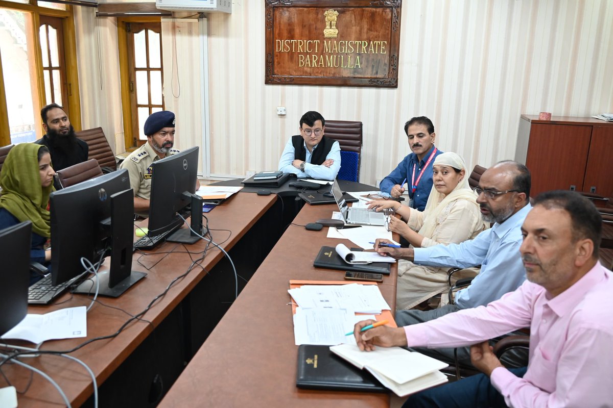 Deputy Commissioner Baramulla (@dcbaramulla) on Twitter photo DC Baramulla <a href="/mingasherpa/">Minga Sherpa</a> chaired the DLCC meeting on #COTPA-2003 & #NTCP, directing intensified challan drives, a mega IEC campaign, and #Tobacco-Free educational institutions to ensure a healthier, tobacco-free Baramulla.
<a href="/OfficeOfLGJandK/">Office of LG J&K</a>
<a href="/CM_JnK/">Office of Chief Minister, J&K</a>
<a href="/diprjk/">Information & PR, J&K</a>
<a href="/ddnewsSrinagar/">DD NEWS SRINAGAR</a> DC Baramulla <a href="/mingasherpa/">Minga Sherpa</a> chaired the DLCC meeting on #COTPA-2003 & #NTCP, directing intensified challan drives, a mega IEC campaign, and #Tobacco-Free educational institutions to ensure a healthier, tobacco-free Baramulla.
<a href="/OfficeOfLGJandK/">Office of LG J&K</a>
<a href="/CM_JnK/">Office of Chief Minister, J&K</a>
<a href="/diprjk/">Information & PR, J&K</a>
<a href="/ddnewsSrinagar/">DD NEWS SRINAGAR</a>