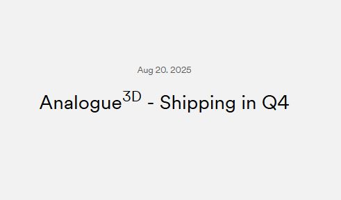 Rasen5678's tweet image. 『Analogue 3D』は結局、
出荷時期 2025 年第 4 四半期になったようですね？！

先にコントローラーが本日到着しました。
（買う気は半々だったんですが蟻でセールが！）
＃Analogue