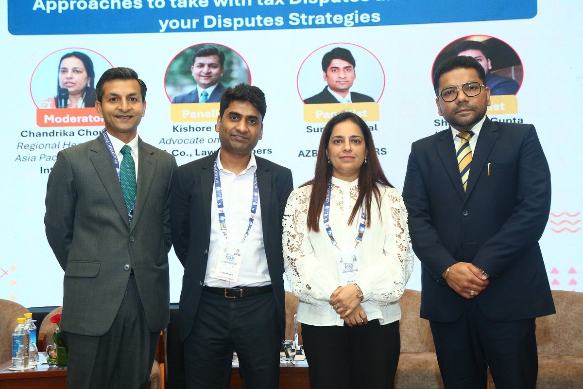 AchromicPoint's tweet photo. ✅ #Session5 at National Tax Law Conference 2025: Experts shared key strategies for managing tax disputes, compliance, and evolving trends. Insightful discussion on resolving challenges effectively.
#TaxLaw #TaxStrategy https://t.co/JpRnTPIN1c