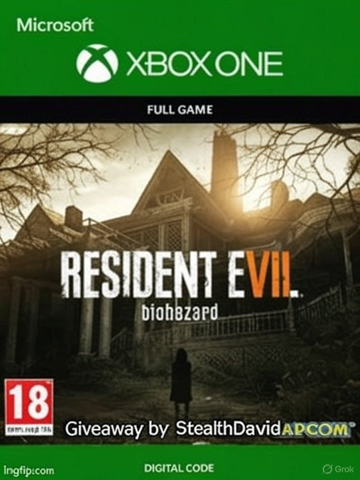 Stealth David (@stealthdavid) on Twitter photo 🎮 RESIDENT EVIL 7 GIVEAWAY! 🎉 Dive into the terror with a GLOBAL Xbox code! To enter: ❤️ Like, 👥 Follow <a href="/StealthDavid/">Stealth David</a>, 🔄 RT. Ends Sept 1st!
Don't miss your chance to survive the horror! 🧟♂️ #RE7 #Giveaway #Xbox 🎮 RESIDENT EVIL 7 GIVEAWAY! 🎉 Dive into the terror with a GLOBAL Xbox code! To enter: ❤️ Like, 👥 Follow <a href="/StealthDavid/">Stealth David</a>, 🔄 RT. Ends Sept 1st!
Don't miss your chance to survive the horror! 🧟♂️ #RE7 #Giveaway #Xbox