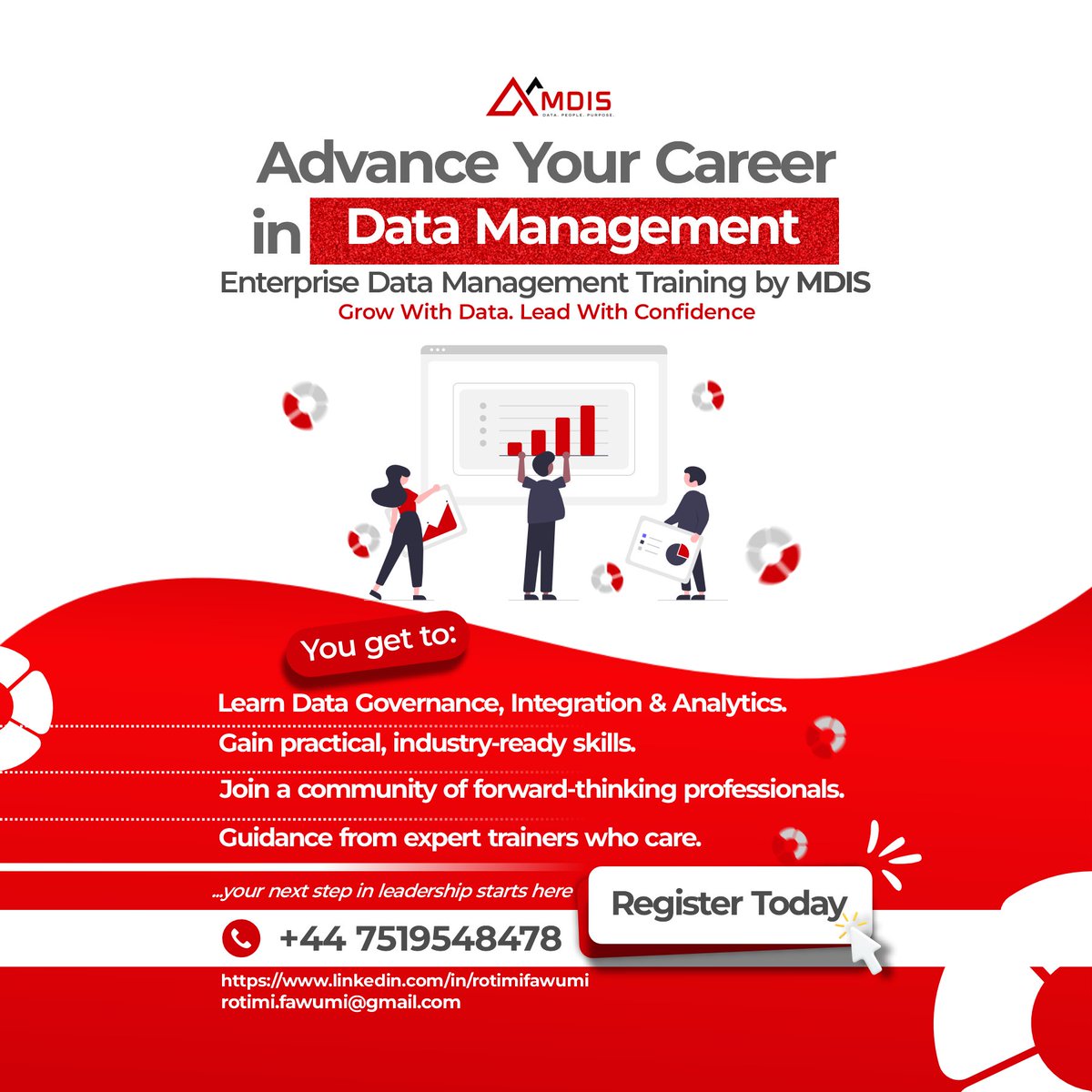 Julius02796426's tweet photo. Join the MDIS Enterprise Data Management Training 
Register today and take your next step in leadership.
@MDIS
+44 7519548478
rotimi.fawumi@gmail.com
https://t.co/FMLVuAKhGG
#MDIS #Dataliteracy #data4everyone https://t.co/eNBpn2vOIF