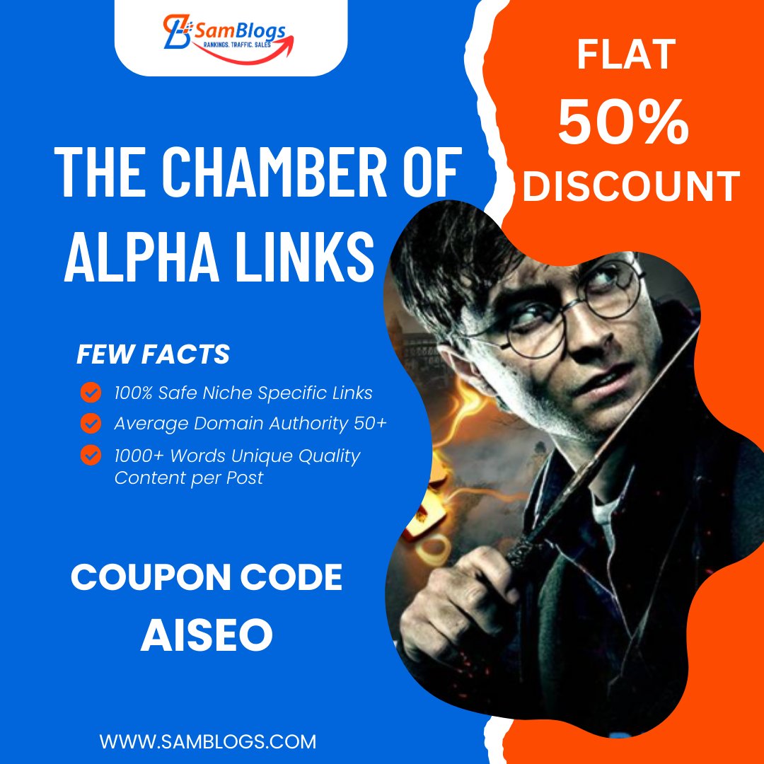 TheVikasSingal's tweet image. ⏳ Limited-Time Deal ⏳

💥 Flat 50% OFF on The Chamber of Alpha Links 💥

⚡ Gain Authority, Outrank Competitors &amp;amp; Boost Visibility ⚡

👉 Check Now: samblogs.com/the-chamber-of…

👉 Use Coupon: AISEO

#AlphaLinks #SpecialDiscount #DA50Links #LinkBUilding #SEO #SERP #SEOPackage