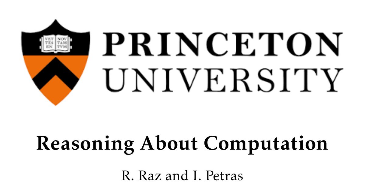Reasoning About Computation
by R. Raz and I. Petras

Course page: cs.princeton.edu/courses/archiv…