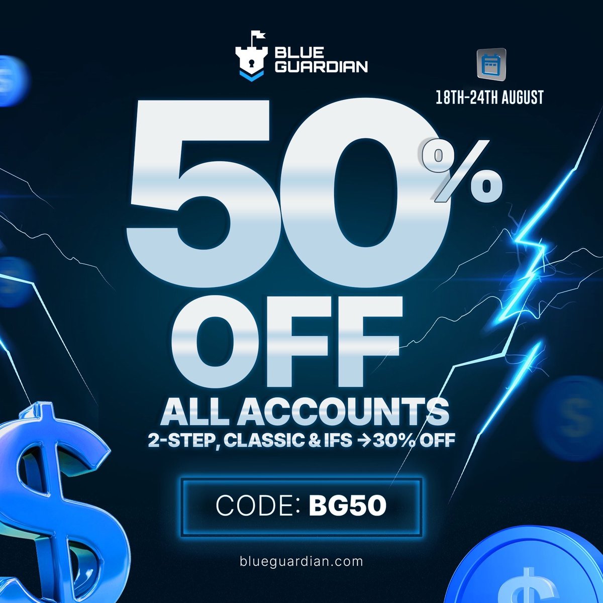 boiscofield's tweet image. 2 x 5k GIVEAWAY 🎊🚨

• Must Follow @BlueGuardiancom &amp;amp; @boiscofield 

• Like, Repost &amp;amp; Tag 3 Friends

• Add us as Favorite Firm at propfirmmatch.com/favorite-firms

•Also Follow @The_4thMan | @Certified_Jude | @4thmanonlyson | @americandreeeam 

• Winners to be Announced in 72 hours