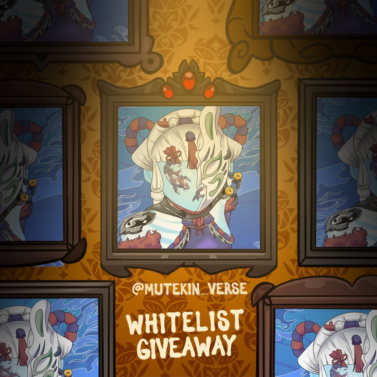 The masks are calling and they're ready for the taking.

<a href="/Mutekin_Verse/">Mutekin_Verse</a> whitelist giveaway is live so claim your spot before the gates close.