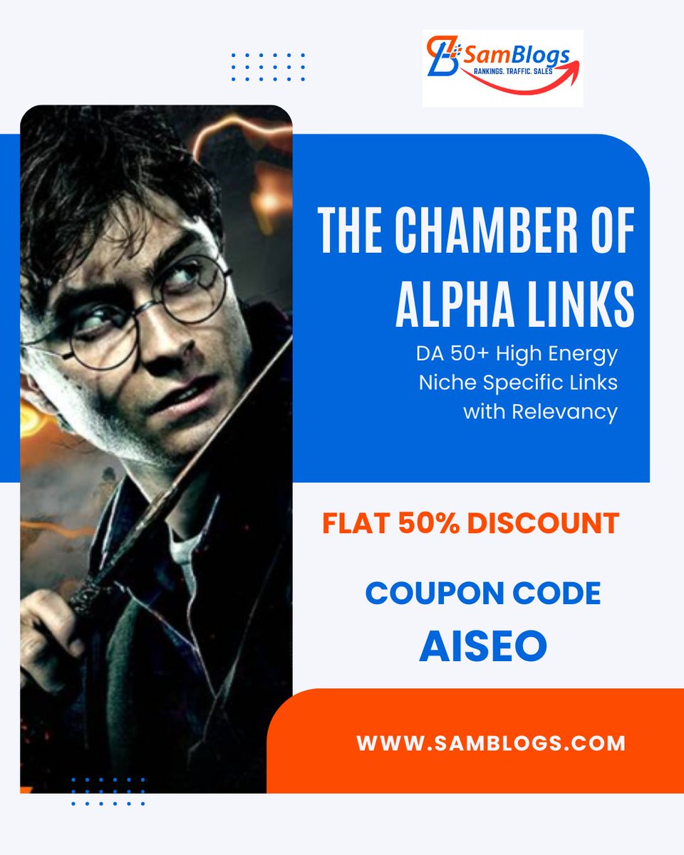TheVikasSingal's tweet image. 🎯 Dominate Google Rankings at Half the Price! 🎯

💥 Get 50% OFF on The Chamber of Alpha Links 💥

🚀 DA 50+ Niche Relevant Proven Backlinks that Drive Traffic &amp;amp; Conversions 🚀

👉 Learn More Here: samblogs.com/the-chamber-of…

👉 Apply Coupon: AISEO

#AlphaLinks #SpecialDiscount