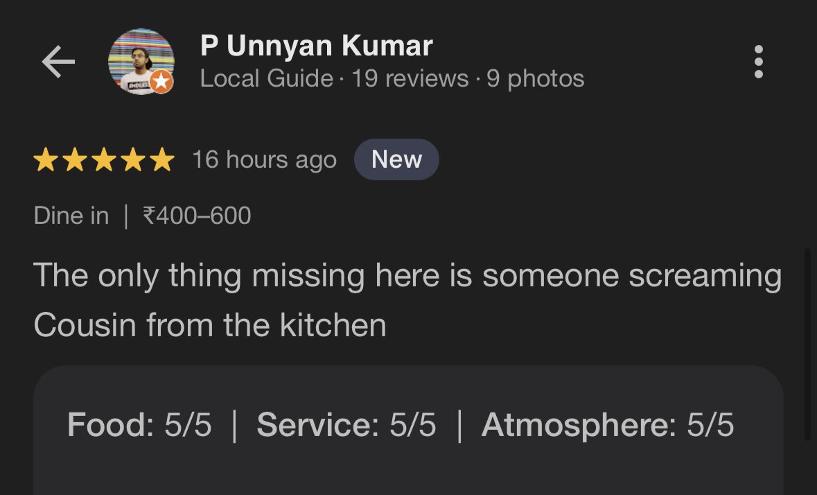 JassilJamal's tweet photo. Lol best review
Who wants to be the cousin https://t.co/8xehLNxHLN