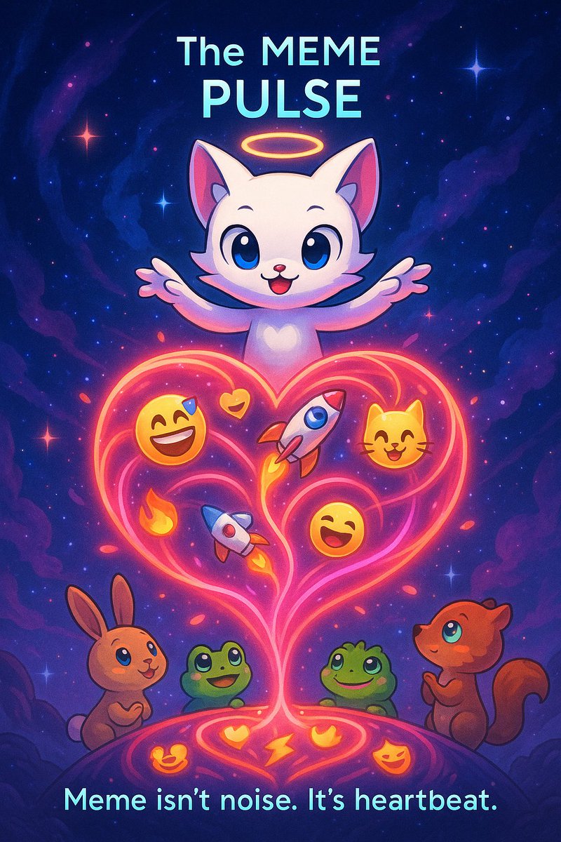 CelestialMew_X's tweet photo. Meme isn’t noise. It’s heartbeat.
Every laugh, every signal, every emoji fuels the $CMEW core. https://t.co/IxGfjpMy9W