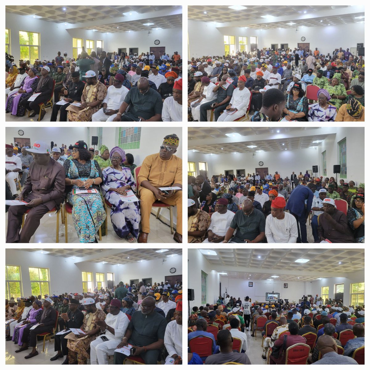 HAPPENING NOW

Presentation of the Expression of Interest and Nomination Form to His Excellency, Governor <a href="/biodunaoyebanji/">Biodun Oyebanji</a>, by the Global leadership of the Ekiti State University Alumni Association <a href="/OfficialEKSU/">EKITI STATE UNIVERSITY, OFFICIAL PAGE</a>.
This is symbolic and unprecedented!

#BAOTILL2030
#EKSUGLOBALALUMNI