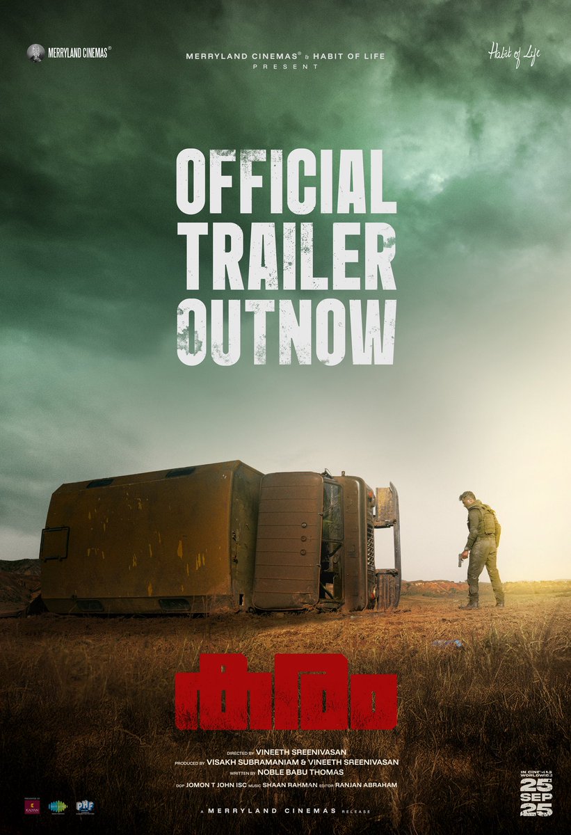 karamthefilm's tweet photo. Presenting the Official Trailer of #Karam - https://t.co/A4Jp2gWL7d

Step into the world of #Karam, directed by @Vineethsreeni84, produced by @visakhsub &amp; #VineethSreenivasan under the banners @MerrylandCine &amp; #HabitOfLife. https://t.co/xN8BfxgTM0