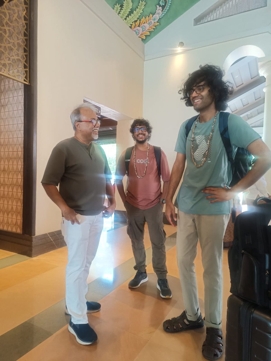 ShowhouseIndia's tweet photo. Taufiq Qureshi & friends have arrived, ready to bring the magic of music to #MalharAndTheSea!
Get ready for an unforgettable experience with some of the finest in the industry.
#ITCGoa #Goa2025 #Musication #ShowHouseOriginal #TaufiqQureshi #malharandthesea https://t.co/VsVvYK1Ctm