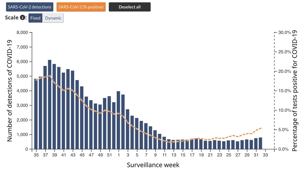 COVID cases are beginning to rise in Canada. While rates remain lower than at this time in recent years, they are still trending upward.

Health Canada has also just approved a new COVID vaccine for the fall rollout, targeting LP.8.1 (a sublineage of Omicron).

🇨🇦