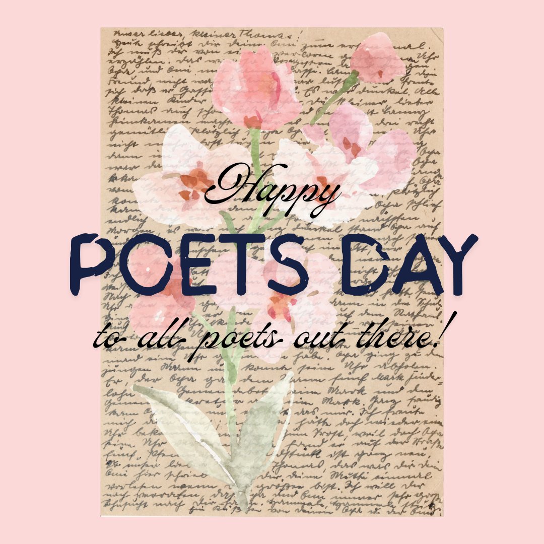 Happy Poet's Day to all those who write, read, and love poetry! Poetry is a beautiful way to express emotions and share thoughts with the world! Try writing a little poem or reading one, it's truly a gorgeous form of art!
✍️✒️📑📜🌷🦋

#poetry #poets #steameducentres