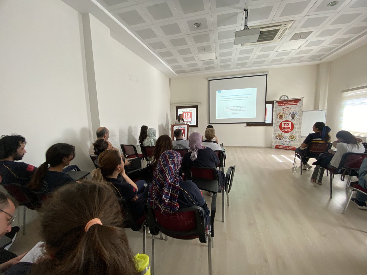 Manisa 112 Acil Çağrı Merkezi (@manisa112acm) on Twitter photo Yunusemre İlçe Sağlık Müdürlüğü tarafından Müdürlüğümüz personeline 18.08.2025-21.08.2025 tarihleri arasında ‘Sağlıklı Hayat Akademisi(SAHA) Eğitimleri’ verilmiştir.
<a href="/TC_icisleri/">T.C. İçişleri Bakanlığı</a> <a href="/112teknumara/">112 Acil Çağrı Merkezleri</a> Yunusemre İlçe Sağlık Müdürlüğü tarafından Müdürlüğümüz personeline 18.08.2025-21.08.2025 tarihleri arasında ‘Sağlıklı Hayat Akademisi(SAHA) Eğitimleri’ verilmiştir.
<a href="/TC_icisleri/">T.C. İçişleri Bakanlığı</a> <a href="/112teknumara/">112 Acil Çağrı Merkezleri</a>