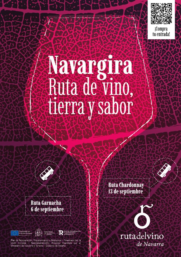 Preparados para la ruta con más #vino, tierra y sabor de #Navarra. ¡Compra tu entrada!
rutadelvinodenavarra.com/navargira
#Navargira #Septiembre #Bodegas #MarcoReal