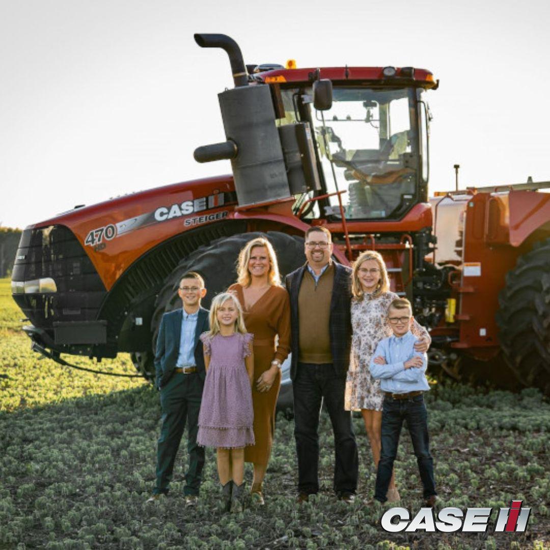 United by heritage and driven by Case IH. As they embody our deep-rooted connection to farming and tradition. #CaseIH #RaisedRed #FamilyFarm