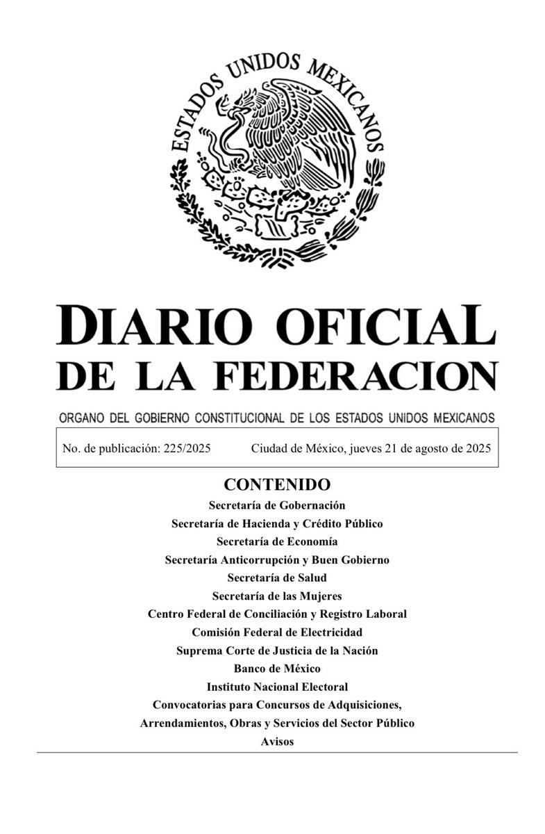 Orden Jurídico Nacional tweet media