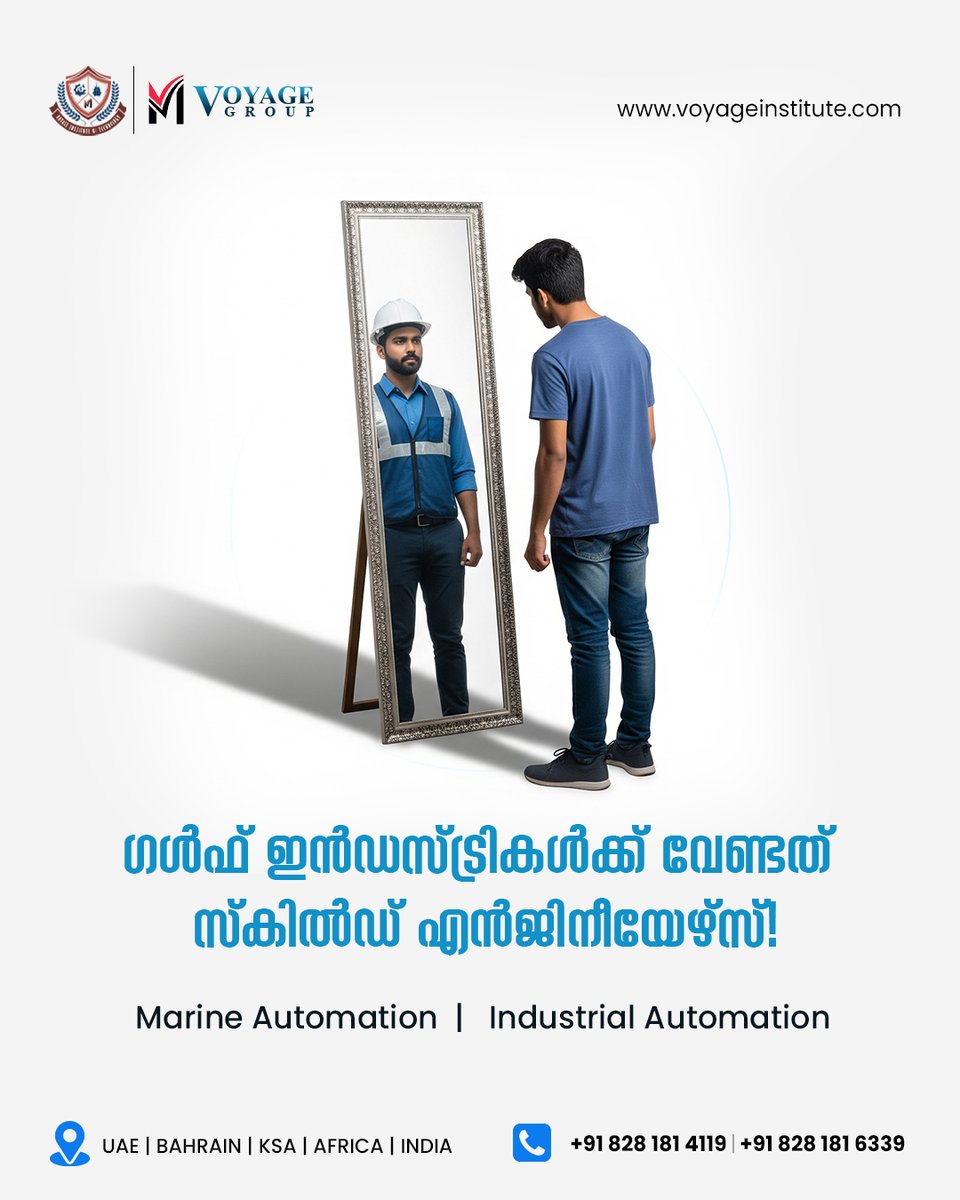 voyage_VIOT's tweet photo. "Your career transformation starts here! At Voyage Institute, we shape aspiring students into highly skilled engineers in Marine Automation and Industrial Automation. "   
#VoyageInstitute #EngineerInMaking #SkillToCareer #MarineAutomation #IndustrialAutomation #EngineerDreams https://t.co/q8PFzoWbVU