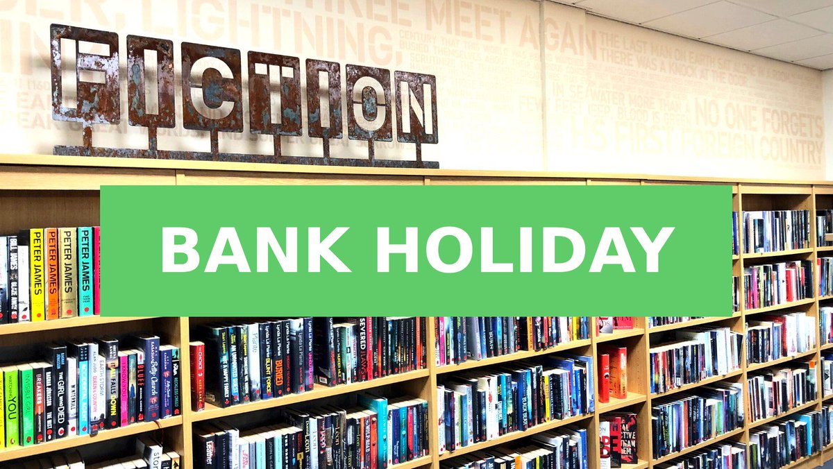 On Monday 25 August our libraries will be closed.

Have you tried an e-book or e-audio book? Our digital library is always open, visit
hillingdon.gov.uk/digital-library

Remember to re-new your books to avoid a fine.
To reserve or renew books online
hldn.ent.sirsidynix.net.uk/client/en_GB/p…