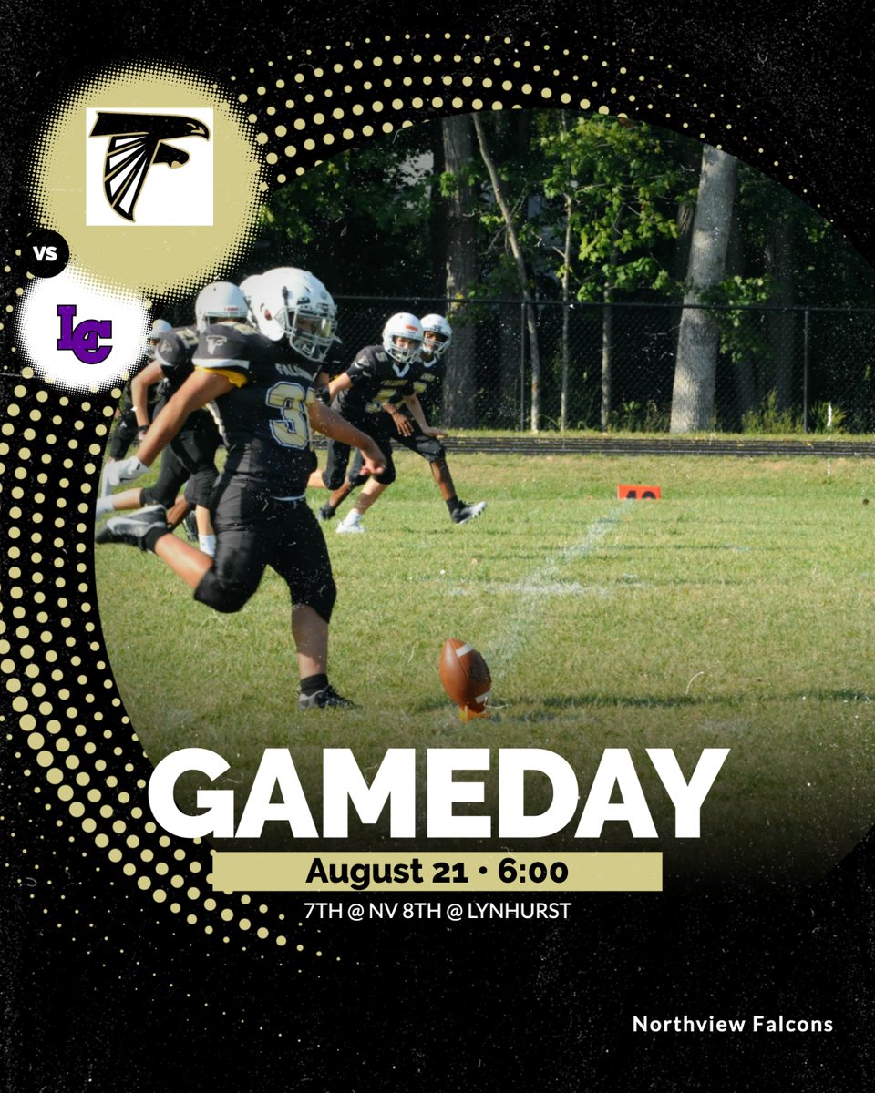 Game Day! 

7th Grade: Home vs. Lynhurst
8th Grade: Away at Lynhurst

Good luck, Falcons! #FalconPride